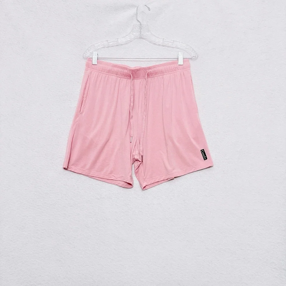 Comfrt Cloud Lounge Set Size XL Bubblegum Pink Elastic Waist Drawstring Cozy